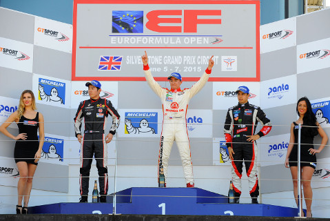 Podium na Silverstone | Fot. FOTOSPEEDY