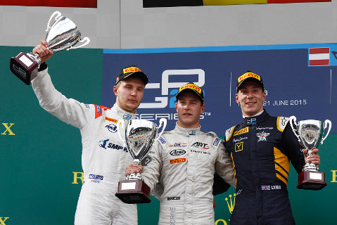 Podium na Red Bull Ringu | Fot. GP2