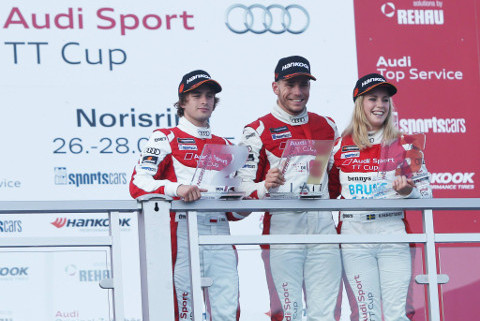 Podium na Norisringu | Fot. Kisiel Racing