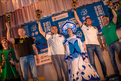 Rozdanie nagród w Ralli Biełyje Noczi | Fot. afspb.org.ru