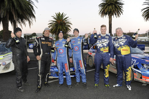 Podium Rally Gisborne | Fot. Geoff Ridder