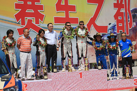 Podium Zhangye Rally | Fot. autosports.org.cn