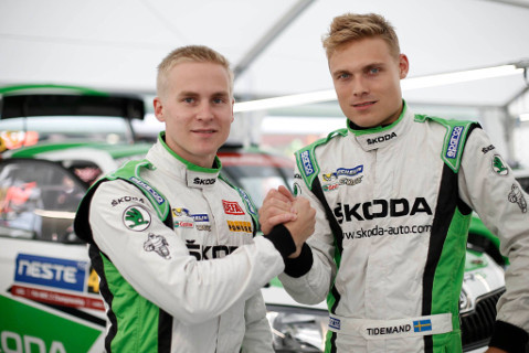 Esapekka Lappi i Pontus Tidemand | Fot. Skoda Motorsport