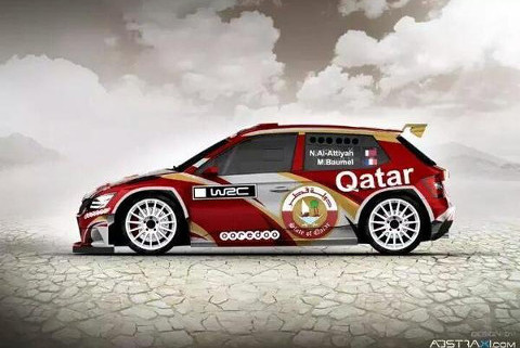 Skoda Fabia R5 Nassera al-Attiyaha