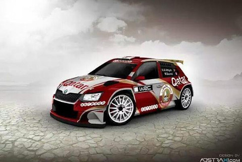 Skoda Fabia R5 Nassera al-Attiyaha
