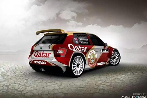 Skoda Fabia R5 Nassera al-Attiyaha