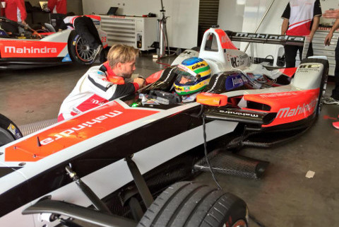 Nick Heidfeld i Bruno Senna | Fot. Mahindra Racing