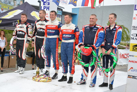 Podium w Koszycach | Fot. kosice.rallye.sk