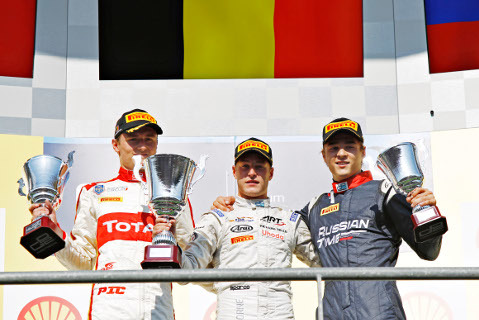 Podium w Spa | Fot. GP2
