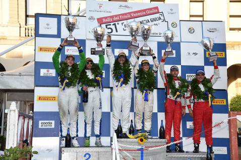 Podium Rally del Friuli | Fot. ACI Sport