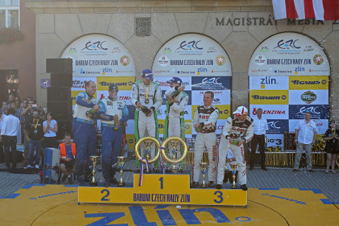 Podium w Zlinie | Fot. ERC