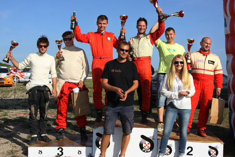 Podium Rajdu Kormoran | Fot. Tomasz Filipiak