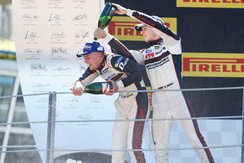 Podium na Monzy | Fot. racecam.de