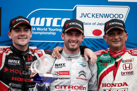 Podium w Motegi | Fot. WTCC