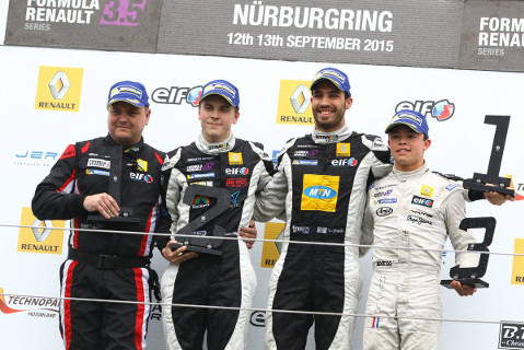 Podium na Nürburgringu | Fot. Strakka Racing