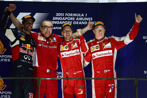 Podium w Singapurze | Fot. XPB