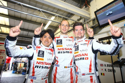 Katsumasa Chiyo, Wolfgang Reip i Alex Buncombe | Fot. Vision Sport Agency
