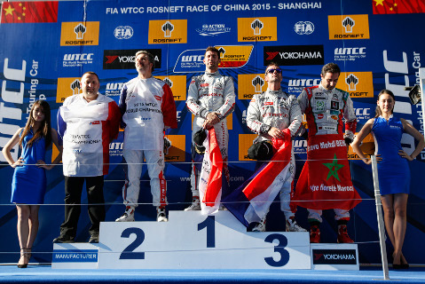Podium wyścigu 1 | Fot. Citroën Racing