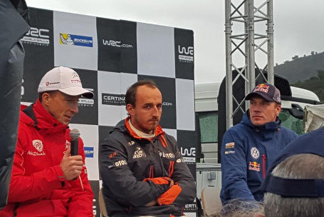 Kris Meeke, Robert Kubica i Jari-Matti Latvala | Fot. Twitter