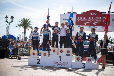Podium Tour de Corse | Fot. VW