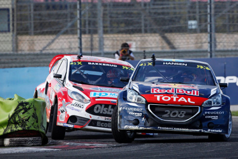 Timmy Hansen i Andreas Bakkerud | Fot. Peugeot Sport