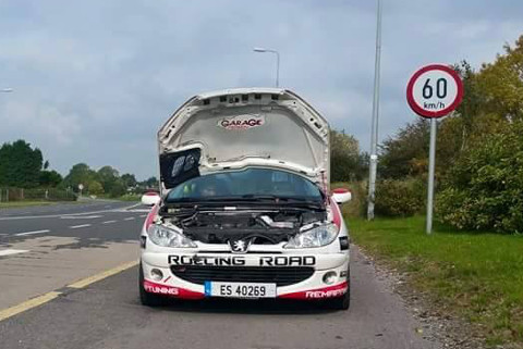 Peugeot Łukasza Czapnika | Fot. Facebook