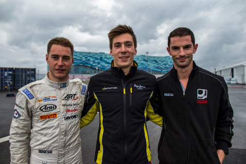 Stoffel Vandoorne, Alex Lynn i Alexander Rossi | Fot. GP2