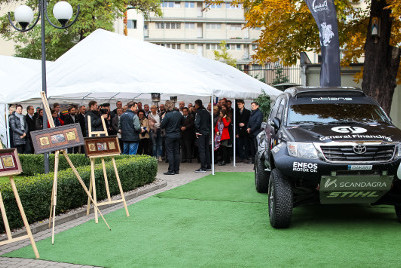 Prezentacja załogi Vanagas/Rozwadowski | Fot. Edgaras Buiko