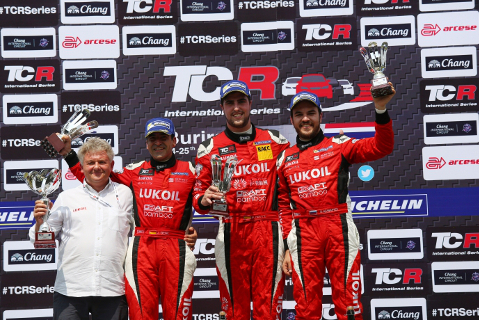 Podium w Buriram | Fot. TCR