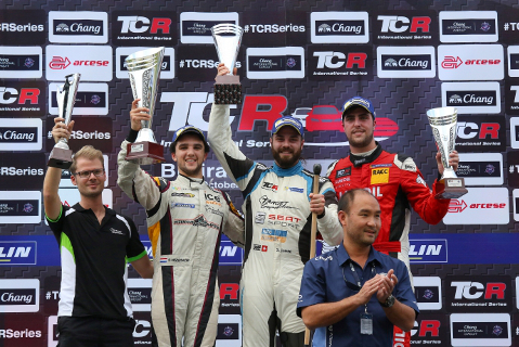 Podium w Buriram | Fot. TCR