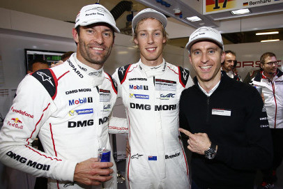 Mark Webber, Brendon Hartley i Timo Bernhard | Fot. Porsche