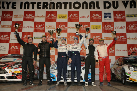 Podium Rallye du Valais | Fot. ERC