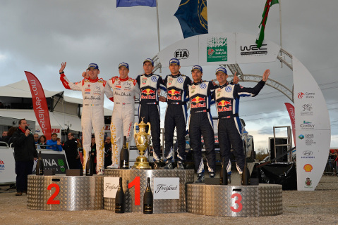 Podium Wales Rally GB | Fot. VW