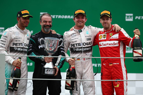 Podium w Interlagos | Fot. XPB