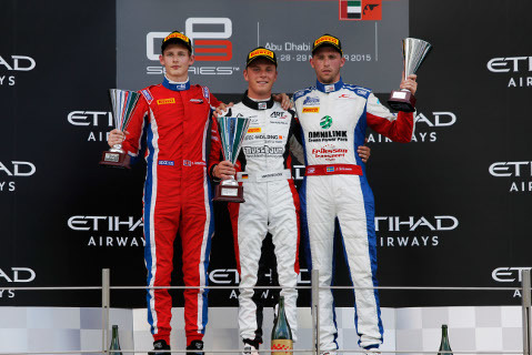 Podium w Abu Zabi | Fot. GP3