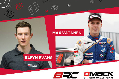 Elfyn Evans i Max Vatanen | Fot. DMACK