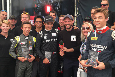 Podium w Teretonga Park | Fot. Toyota Racing NZ
