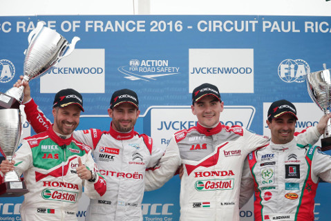 Podium na Paul Ricard | Fot. LAT
