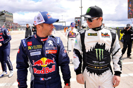 Sébastien Loeb i Petter Solberg | Fot. Team Peugeot Hansen