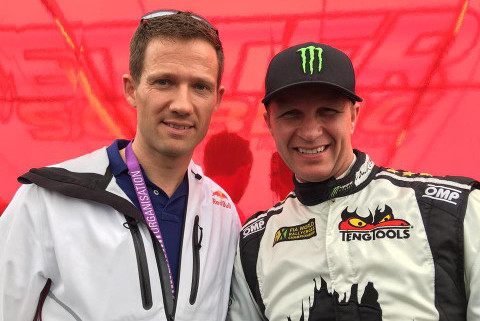 Sébastien Ogier i Petter Solberg | Fot. Facebook