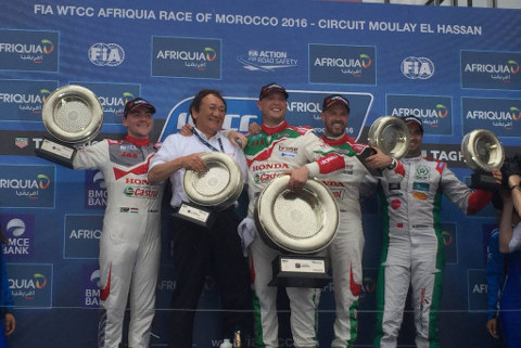 Podium w Marrakeszu | Fot. WTCC