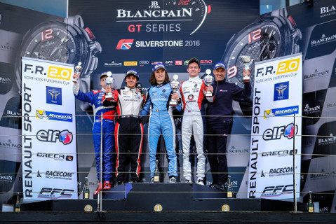 Podium na SIlverstone | Fot. NEC