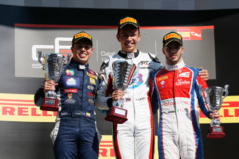 Podium w Montmeló | Fot. GP3