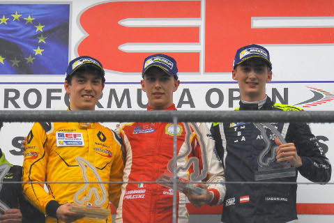 Podium w Spa | Fot. FOTOSPEEDY