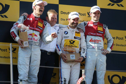 Podium na Red Bull Ringu | Fot. DTM