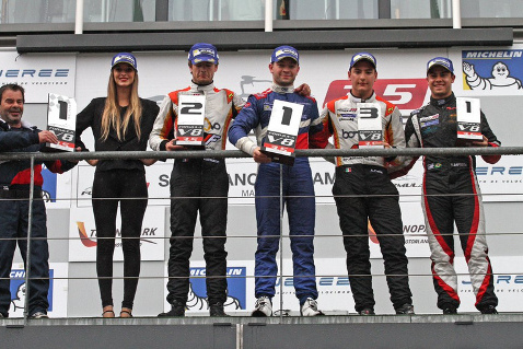 Podium w Spa | Fot. Formula V8 3.5
