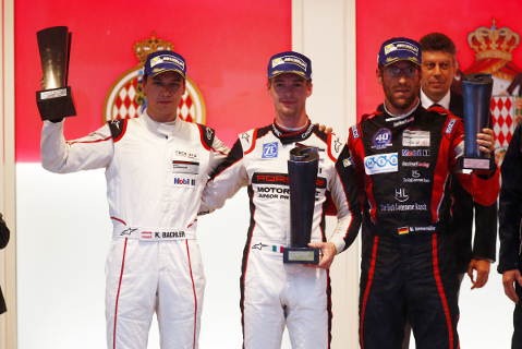 Podium w Monako | Fot. Porsche