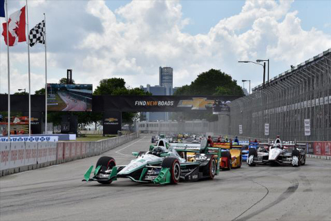 Start w Detroit | Fot. indycar.com