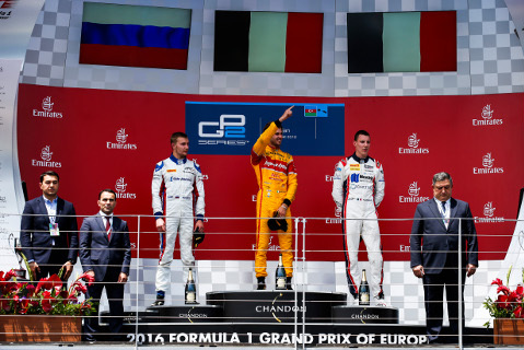 Podium w Baku | Fot. GP2