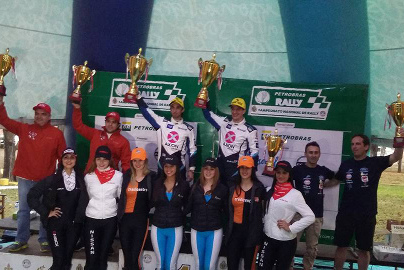 Podium Rally de la Madera | Fot. Facebook